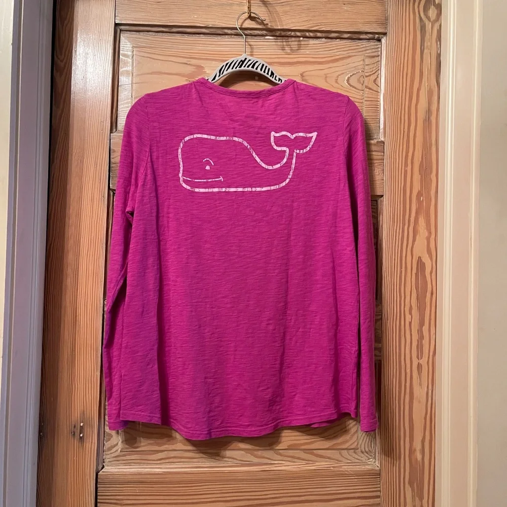 Vineyard Vines Women's Long Sleeve Tee * Pink Purple * NWT - Picture 2 of 12